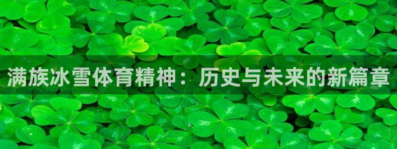 球速体育：满族冰雪体育精神：历史与未来的新篇章